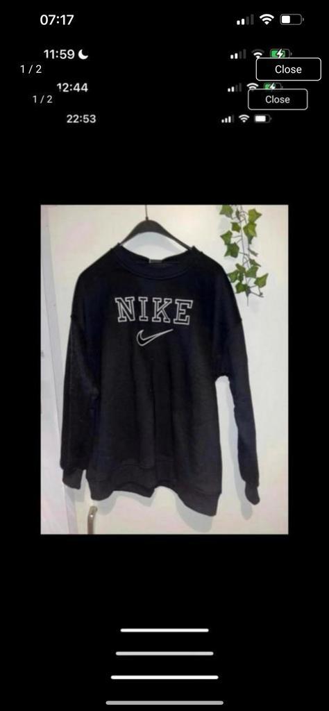 Nike Vintage Sweater, Kleding | Heren, Truien en Vesten, Nieuw, Maat 56/58 (XL), Zwart, Ophalen of Verzenden