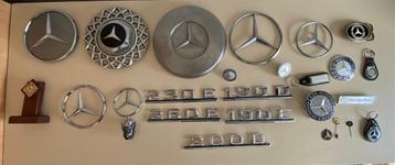 25x Mercedes Embleem motorkap Ster Naafkap Wieldop Speldje