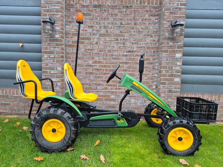 Berg Skelter John Deere met duo zit en zwaailamp, Kinderen en Baby's, Speelgoed | Buiten | Skelters, Zo goed als nieuw, Berg, Duozit