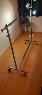 Professioneel uitschuifbaar kledingrek inklapbaar met wielen, Ophalen, Met wielen, Zo goed als nieuw