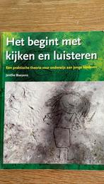 Het begint met kijken en luisteren, Jenthe Baeyens, Ophalen of Verzenden, Alpha, Zo goed als nieuw, HBO