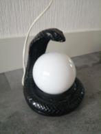 Vintage Cobra slang Lamp Jaren 70, Ophalen of Verzenden, Gebruikt, Glas, Vintage