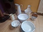 Vintage Emaille Set - Keukenaccessoires, Antiek en Kunst, Antiek | Emaille, Ophalen of Verzenden