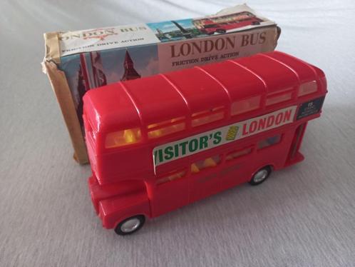 Vintage Speelgoed London Dubbeldekker Bus, Hobby en Vrije tijd, Modelauto's | Overige schalen, Gebruikt, Bus of Vrachtwagen, Ophalen of Verzenden
