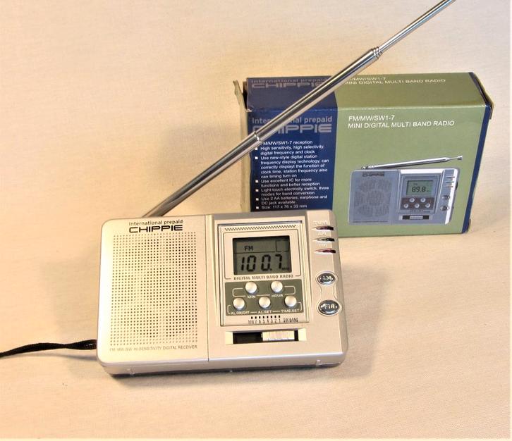 Noodradio: CHIPPIE All-bands (nieuw in doos), Audio, Tv en Foto, Radio's, Nieuw, Transistorradio, Ophalen of Verzenden