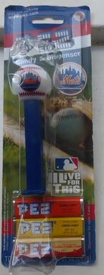 New York Mets - PEZ dispenser met snoepjes - IN OVP, Verzamelen, Ophalen of Verzenden, Zo goed als nieuw, Overige sporten, Beeldje of Poppetje