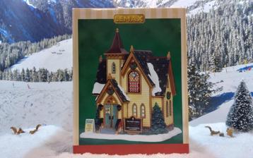 Lemax: Church potluck supper voor in uw kerstdorp. beschikbaar voor biedingen