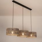 hanglamp riet rotan bamboe japandi bar tafel eettafel lamp, Ophalen of Verzenden, Nieuw, Metaal, Minder dan 50 cm