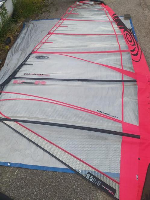 Loftsails Raceboard Blade 9.5,  Gulftech maximum 250-310, Watersport en Boten, Windsurfen, Zo goed als nieuw, Zeil, Minder dan 250 cm