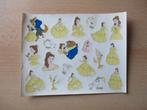 Disney Belle en het Beest stickervel 14,5x18,5cm, Verzamelen, Ophalen of Verzenden, Assepoester of Belle, Nieuw, Beeldje of Figuurtje