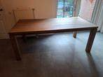 Robuuste houten tafel 200x100, Huis en Inrichting, Tafels | Eettafels, Ophalen, Gebruikt, Eikenhout, 50 tot 100 cm