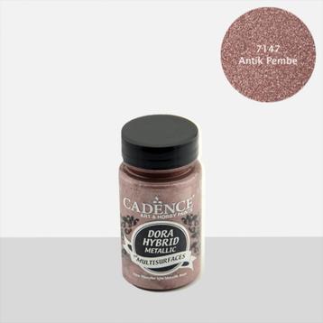 Cadence Dora Hybrid metallic verf potje 90 ml antiek roze beschikbaar voor biedingen