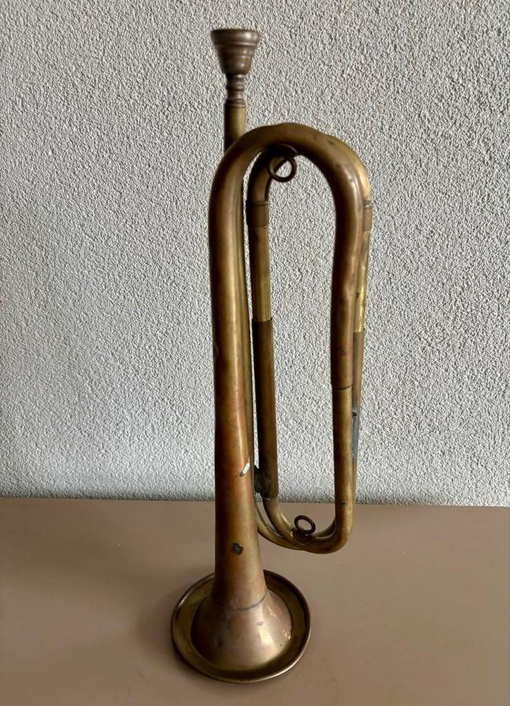 Vintage Rexcraft USA Bugel Trompet militair, Muziek en Instrumenten, Blaasinstrumenten | Trompetten, Gebruikt, Overige typen, Ophalen of Verzenden