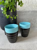 Bekers / Drinkbekers / Melkbekers~ TIGER 2 stuks, Huis en Inrichting, Keuken | Servies, Ophalen of Verzenden, Zo goed als nieuw
