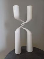 Mikaela Dorfel Kandelaar, 25 tot 50 cm, Wit, Ophalen of Verzenden, Zo goed als nieuw