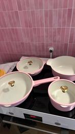 Paris Hilton pannenset uit Amerika, Ophalen, Zo goed als nieuw, Rvs, Pannenset