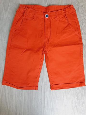 AvD 1253 oranje korte broek jongen maat 146 Nieuw beschikbaar voor biedingen