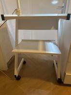 Pedicure behandel tafel met loep en lade kastje, Gebruikt, 70 tot 120 cm, Ophalen of Verzenden, Metaal