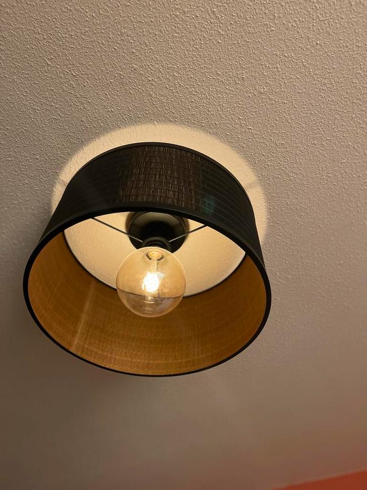 Moderne Plafondlamp op afstand te bedienen, Huis en Inrichting, Lampen | Plafondlampen, Zo goed als nieuw, Stof, Ophalen
