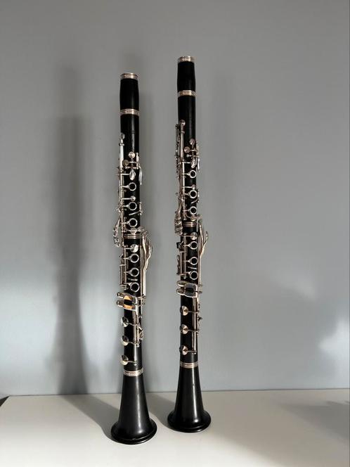 Leitner Kraus A+Bes klarinet set, Muziek en Instrumenten, Blaasinstrumenten | Klarinetten, Zo goed als nieuw, Bes-klarinet, Hout