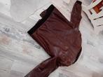 Mooie bruine lederen heren jas, Kleding | Heren, Jassen | Winter, Bruin, Maat 56/58 (XL), Ophalen of Verzenden, Zo goed als nieuw