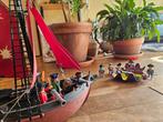 Playmobil piratenboot en piraten, Ophalen of Verzenden, Gebruikt, Los playmobil