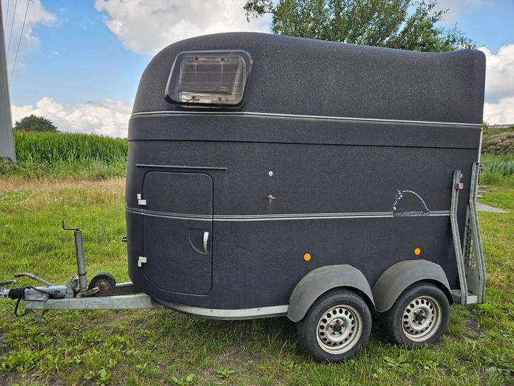 Böckmann 2-paardstrailer uit 2008., Dieren en Toebehoren, Paarden en Pony's | Trailers en Aanhangwagens, Zo goed als nieuw, Ophalen of Verzenden