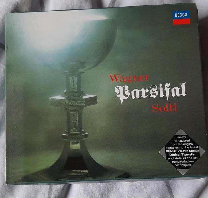 Wagner Parsifal - Solti - CD Boxset (Als Nieuw), Cd's en Dvd's, Cd's | Klassiek, Zo goed als nieuw, Opera of Operette, Romantiek
