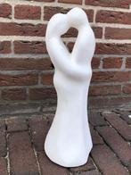 Betonbeeld man en vrouw trouwen wit, Ophalen, Gebruikt