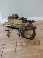Leger Speelset met Tank, Motor en Figuur, Ophalen, Gebruikt