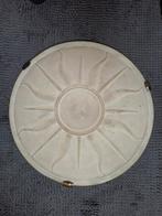 Crèmekleurige plafonnière met zon afbeelding - 40cm, Ophalen, Gebruikt, Minder dan 30 watt, Soft of Flame