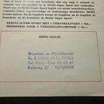 BERINI Super Sport - 1961 (#2) Bromfiets Folder, Verzenden, Gelezen