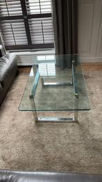 Ghyczy salontafel glas 120 x 70 hoogte 46 cm met Olifant, Glas, Ophalen of Verzenden, Zo goed als nieuw