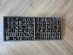 Letterbak met letters, Antiek en Kunst, Ophalen