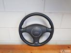 Audi S6 1997-2004 lederen stuur met airbag knoppen flippers, Auto-onderdelen, Besturing, Ophalen of Verzenden, Gebruikt, Audi