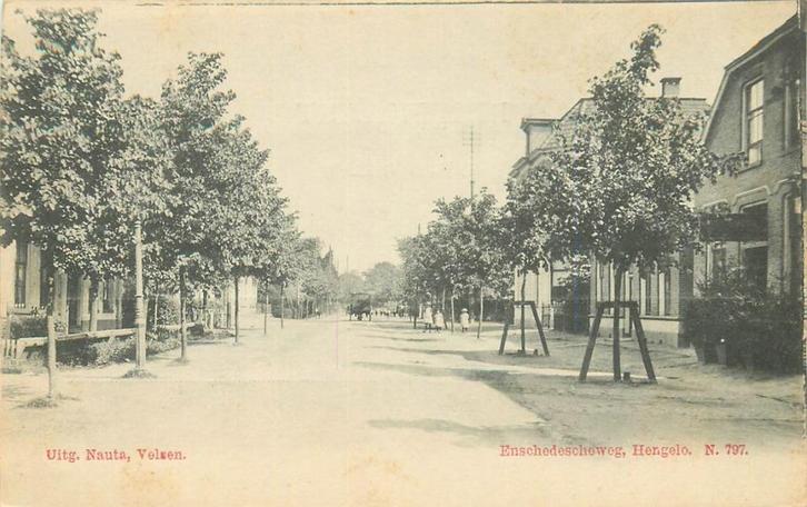 701229021 Hengelo Enschedescheweg, Verzamelen, Ansichtkaarten | Nederland, Overijssel, Voor 1920, Verzenden