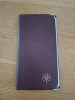 Visitekaartjes mapje, bordeaux rood, Ophalen of Verzenden, 2000 tot heden, Visitekaartje