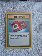 Pokémon Pokedex Trainer Kaart - Base Set Unlimited, Ophalen of Verzenden, Zo goed als nieuw, Losse kaart