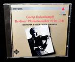 Bruch-Beethoven-Violin Concertos-Georg Kulenkampff, Violin, Ophalen of Verzenden, Classicisme, Zo goed als nieuw, Overige typen