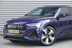 Audi e-tron Sportback 55 quattro S edition 95 kWh | Panorama, Automaat, 12 maanden, Zwart, Blauw
