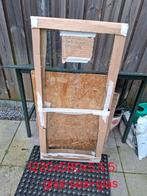 Gratis af te halen: dubbel glas buitendeur, Ophalen, Gevelraam of Ruit, Gebruikt, Minder dan 80 cm