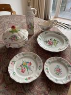 Luneville servies Borden Schalen Olijfoliekan, Ophalen of Verzenden