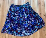 Caroline Biss Rok - Blauw bloemenprint  - maat 46 / XL, Blauw, Maat 46/48 (XL) of groter, Ophalen of Verzenden, Zo goed als nieuw