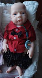 Mooie  Platina Siliconen Reborn Baby Pop Remi, Verzamelen, Poppen, Ophalen of Verzenden, Zo goed als nieuw, Babypop