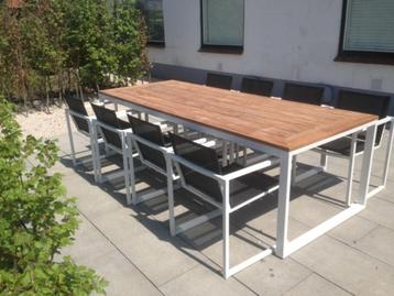 tuinset design teak afwerking al voor 1699€ thuisbezorgd beschikbaar voor biedingen
