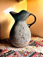 Glazen schenkkan met lava structuur, Antiek en Kunst, Antiek | Glas en Kristal, Ophalen of Verzenden