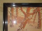 1930 Caramelli &Tessaro grote houten schilderij lijst, Antiek en Kunst, Kunst | Overige Kunst, Ophalen