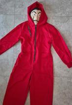 La casa de papel kostuum met latex masker en geweer mt S, Ophalen of Verzenden, Nieuw, Maat 52/54 (L)