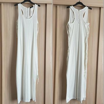 Nieuw maxidress lange jurk wit franjes charmm 34/36 XS S beschikbaar voor biedingen