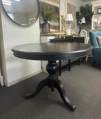 ronde tafel opknapper gratis ophalen zwart zwaar degelijk, Huis en Inrichting, Tafels | Eettafels, Gebruikt, Klassiek, Rond, Ophalen of Verzenden